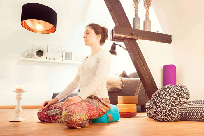cojin para meditar