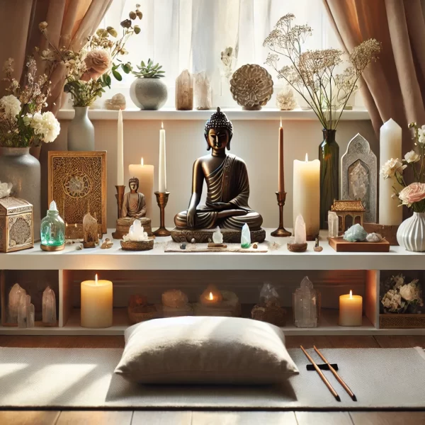 Bienvenidos a la Meditación 7 Cómo crear un altar de meditación en casa