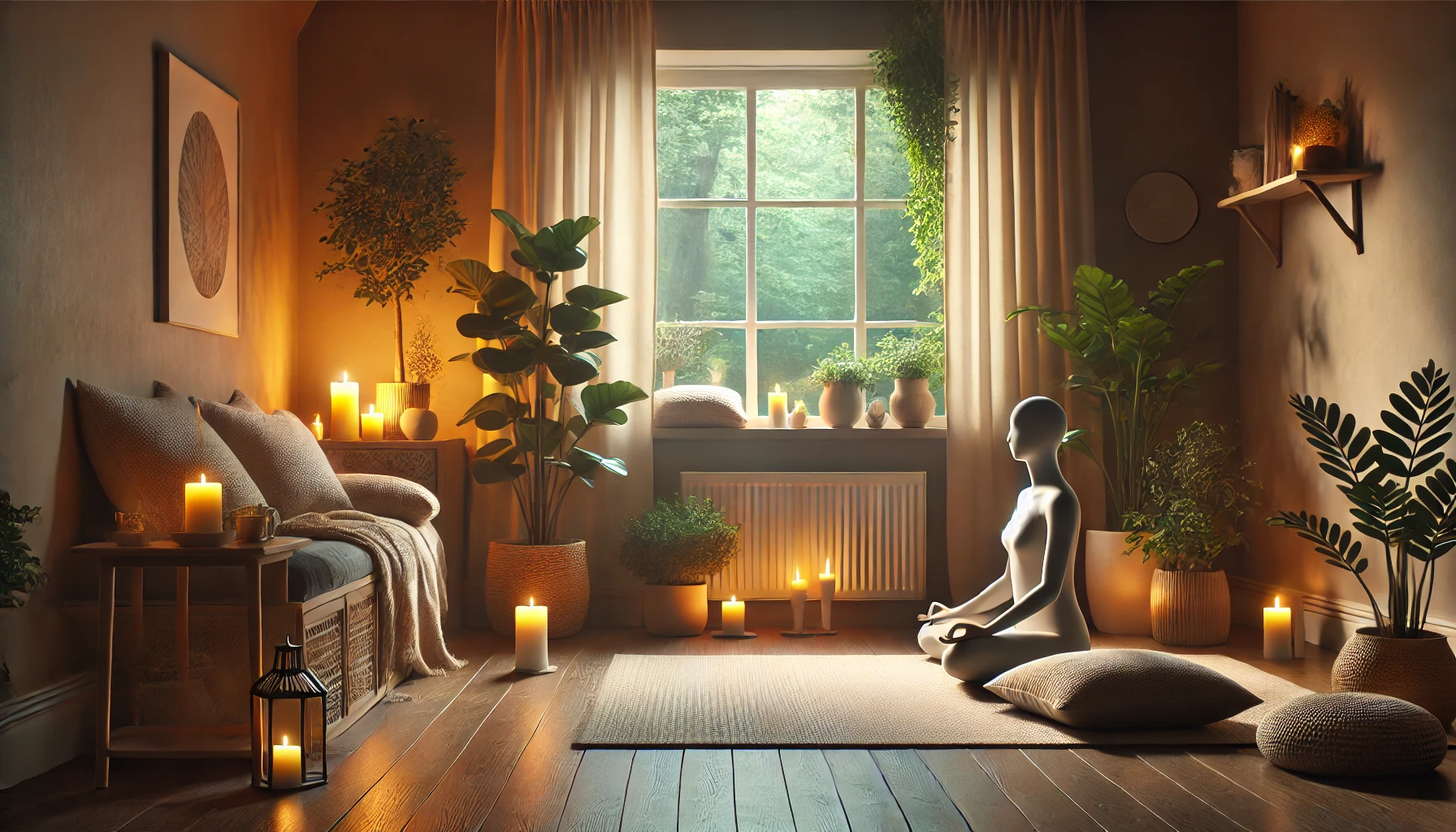 retiros de meditación en casa
