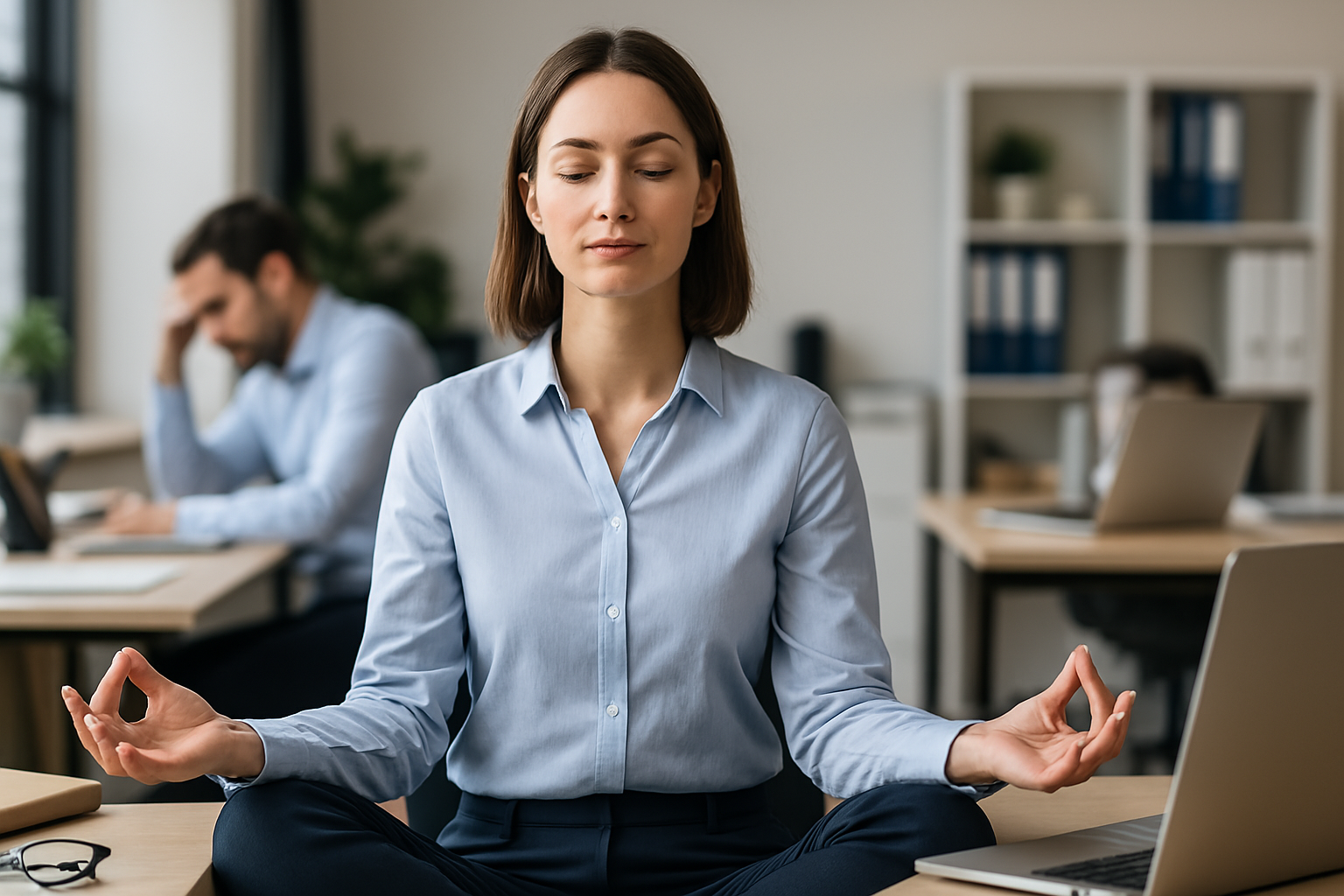 Meditación para el estrés laboral